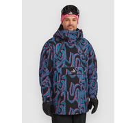 O´neill Fwc Play Asymmetric Snow Jacket Noir XL Homme
