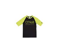 O'Neill Garçon Cali Short Sleeve Skins Chemise, Black Out, 4