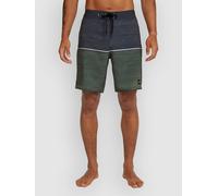 O´neill Hyperfreak Mysto Block Scallop 19´´ Swimming Shorts Vert,Gris 32 Homme