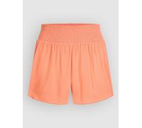 O´neill Johnny Smocked Waist Shorts Orange XS Femme