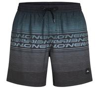 O´neill Logo Stripe 16´´ Swimming Shorts Gris M Homme