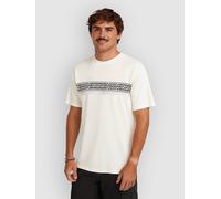 O´neill Logo Stripe Short Sleeve T-shirt Blanc S Homme
