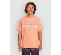 O´neill Logo Stripe Short Sleeve T-shirt Orange XL Homme