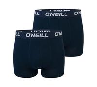 O'Neill Lot de 2 Boxers pour Homme Uni, Bleu Marine/Bleu Marine