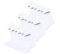 O'Neill Lot de 9 paires de chaussettes de sport unisexes 35-38 39-42 43-46 - Noir, blanc, bleu, gris - 67 % coton, Blanc (1010P), 43-46