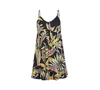 O'NEILL Malu Beach Robe Décontractée 39033 Black Tropical Flower, Regular pour Femme, 39033 Black Tropical Flower, M/L