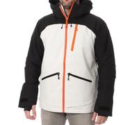 O'NEILL Manteau de ski Écru/Noir Homme Total Disorder Blanc L