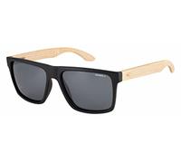 O'Neill Soleil Polarisé Harwood 2.0 104P Noir Mat / Bambou / Fumée - Argent
