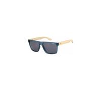 O'Neill Men's Polarized Sunglasses - Matte dark blue/Bamboo/Solid brown Lens - ONHARWOOD2.0-105P size 57-17-142 mm…