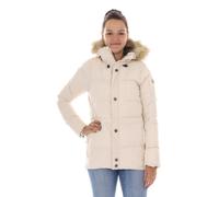 O'neill Parka Manteau Matelassé D'Hiver Blanc Brillant Hybrid Hyperdry Chaud