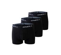 O'Neill Boxers pour homme Plain – Lot de 3 – Taille S Noir