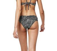 O'Neill PW Miami Mix Bas de Bikini Femme, Black AOP W/White, Taille 38