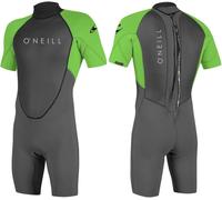 O'NEILL REACTOR-2 2mm Back Zip Shorty S/S Spring Combinaison Néoprène Homme Wetsuit - Taille : XL