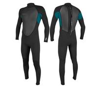 O'Neill Reactor-2 Combinaison intégrale en néoprène pour homme avec fermeture éclair arrière 3/2 mm (Black/Tide Pool, XL)