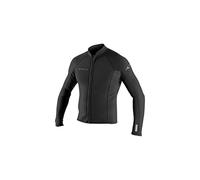 O'Neill Reactor II Combinaison en néoprène avec Fermeture éclair sur Le Devant, 2 mm, Noir, Protection UV et SPF, Noir, 3XL