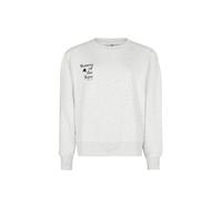 O'NEILL Sweat-shirt 'Crews - Noos Wow Crew' bleu nuit / blanc chiné, Taille M