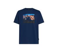 O'NEILL T-Shirt bleu / bleu foncé / abricot / noir, Taille M
