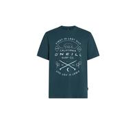 O'NEILL T-Shirt bleu cyan / blanc, Taille XXL