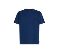 O´neill Slub Back Print Short Sleeve T-shirt Bleu M Homme