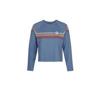 O'NEILL T-shirt bleu-gris / marron chiné / orange foncé, Taille S