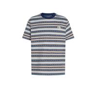 O'NEILL T-Shirt bleu marine / bleu clair / ocre / blanc, Taille L