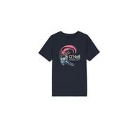 O'NEILL T-Shirt ' Circle Surfer' bleu / rose / noir, Taille 128