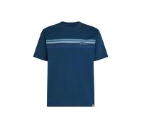 O´neill O´riginals Front Stripe Short Sleeve T-shirt Bleu L Homme