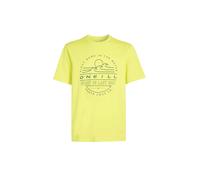 O'NEILL T-Shirt jaune fluo / vert foncé, Taille M