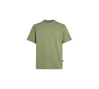 O'NEILL T-Shirt jaune / olive / blanc, Taille S