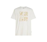 O'NEILL T-Shirt 'Melange Front Print' blanc, Taille S