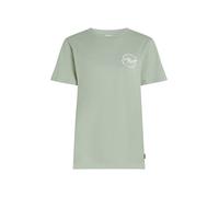 O'NEILL T-shirt vert pastel / blanc cassé, Taille S