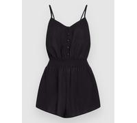 O'Neill Thin Strap Buttoned Romper Jumpsuit noir S