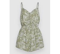 O'Neill Thin Strap Buttoned Romper Jumpsuit vert M