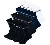O'Neill Unisexe Chaussettes 9er Multipack 35-38 39-42 43-46 Noir Blanc Bleu