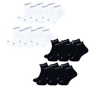 O'Neill Unisexe Quart Chaussettes Coton Noir Blanc 35-38 39-42 43-46 12er Lot