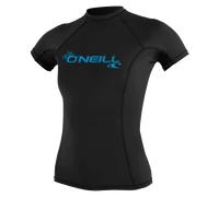 O'Neill water - Wms Basic Skins S/S Rash Guard logo - Lycra femme Black - L