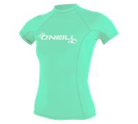O'Neill water - Wms Basic Skins S/S Rash Guard logo - Lycra femme Lightaqua - XL