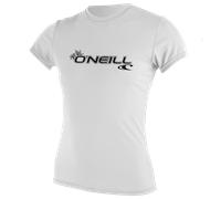 O'Neill water - Wms Basic Skins S/S Sun Shirt logo - Lycra femme White - S