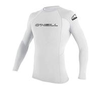 O'Neill Wetsuits Basic Skins Long Sleeve Chemise Mixte Enfant, White, Size 12