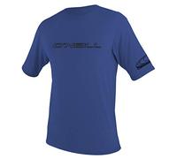 O´neill Wetsuits Basic Skins Rash Tee Short Sleeve Rash Guard Bleu XS