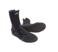 O'Neill Bottes de plongée 5 mm Noir Fermeture éclair Haute tige 43
