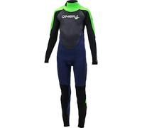O'Neill Wetsuits Epic Combinaison en néoprène pour garçon 5/4 mm Fermeture éclair dans Le Dos Bleu Marine/Noir/Dayglo, 8