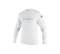 O'Neill Wetsuits O'neill Men's Basic Skins UPF 50+ Long Sleeve Sun Shirt Chemise Soleil, Blanc, L Homme