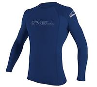 ONEILL WETSUITS Rashguard À Manches Longues Basic Skins pour Homme Gilet Anti-irritations, Bleu Marine, XL