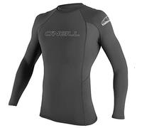 O'Neill Wetsuits Rashguard à Manches Longues Basic Skins pour Homme Gilet Anti-irritations, Graphite, M