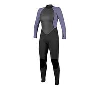 O'Neill Wetsuits Reactor II 3/2mm Back Zip Full Wetsuit-Femme Combinaison Women's, Black/Mist, 12