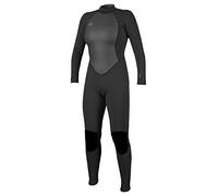 O´neill Wetsuits Reactor Ii 3/2 Mm Woman Long Sleeve Back Zip Neoprene Suit Noir 12 Femme