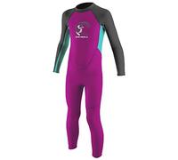 O'Neill Wetsuits Reactor II Combinaison de plongée avec Fermeture éclair dans Le Dos pour Enfant Baie/Turquoise Clair/Graphite Taille 38