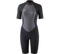O'Neill Wetsuits Reactor II Ressort à Fermeture Éclair arrière Combinaison de plongée pour Femmes, Noir, 34