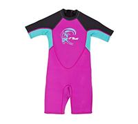 O'Neill Combinaison shorty Reactor Spring 2 mm zippée au dos Junior 4 ans Rose
